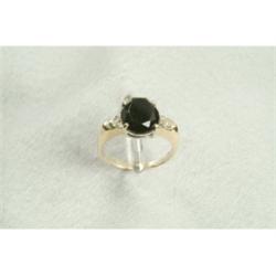 Onyx & Diamond Ring