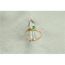 Emerald & Diamond Ring