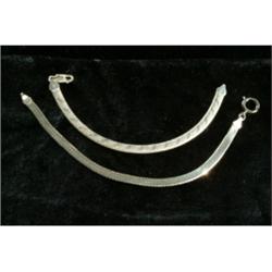 Sterling Herringbone Bracelets