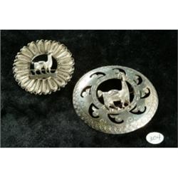 Sterling Llama Pins