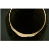 Image 1 : Gold 17" Tri-Color Necklace