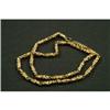 Image 1 : Gold 18" Simulated Nugget Necklace