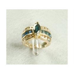 Sapphire & Diamond Ring