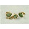 Image 1 : Green Stone Cufflinks