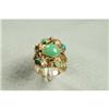 Image 1 : Jade & Marcasite Ring