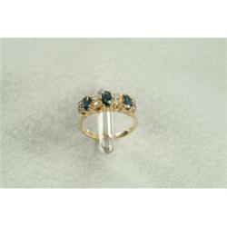Sapphire & Diamond Ring