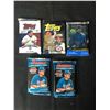 Image 1 : BASEBALL WAX PACKS LOT