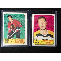 1967-68 Topps Hockey Card Lot (Maki/ Green)