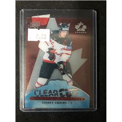 UPPER DECK HOCKEY CLEAR CUT SIDNEY CROSBY