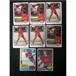 GUY LAFLEUR HOCKEY CARD LOT