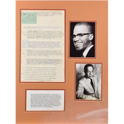 Malcolm X and Alex Haley