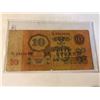 Image 2 : 1961 Vintage Russian CCCP 10 Ruble Currency Bill in Nice Condition