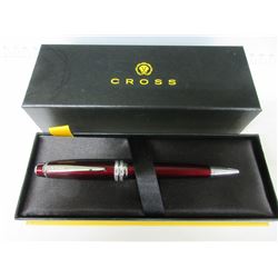 New Cross Baily  Red Lacquer rolling ball Pen