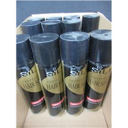 11 New Cans of Silk Professional Hair Spray / Mega Hold /  8oz cans
