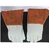 Image 1 : 2 New Pairs of Mig/Tig Welding Gloves / top grain Soft  Leather/msrp22.99 ea