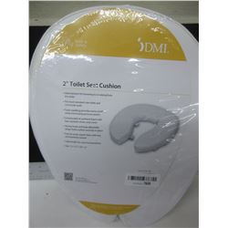 New DMI  2" Toilet Seat Cushion fits most standard and commode seats