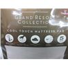 Image 2 : New Grand Resort Collection Cool Touch Mattress Pad twin size
