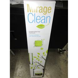 New Wood Floor Cleaning Kit / inc. 1 liter cleaner / Mop handle & Mop Pad