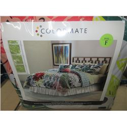 New Full  8 piece Complete bed set / Tropical Hummingbird