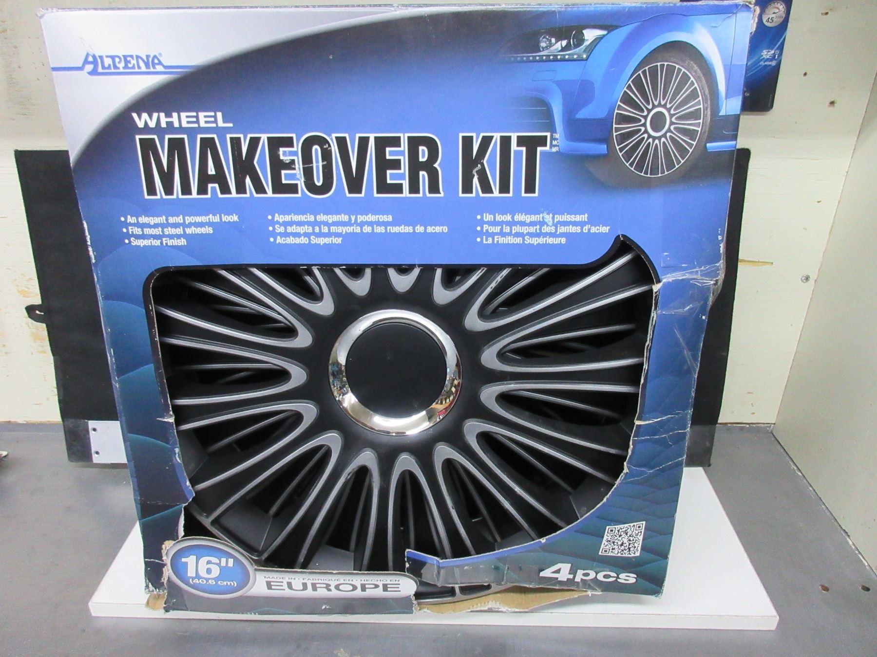 New Alpena 4 piece 16 inch Wheel Makeover Kit / fits most steel wheels