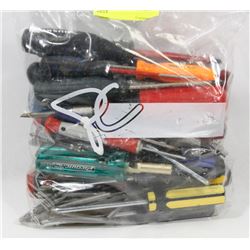 BAG OF ASSORTED HAND TOOLS