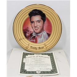 BRADFORD EXCHANGE ELVIS TEDDY BEAR COLLECTOR