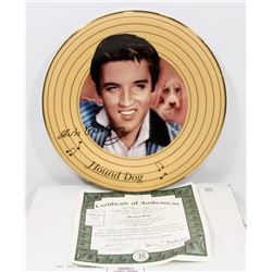 BRADFORD EXCHANGE ELVIS HOUND DOG COLLECTOR