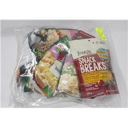 BAG OF ASSORTED KNORR PASTA AND FREE 2B SNACK BARS