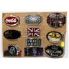 Image 1 : LOT OF 10 ASSORTED POP CULTURE BELT BUCKLES