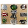 Image 1 : LOT OF 10 ASSORTED POP CULTURE BELT BUCKLES