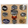 Image 1 : LOT OF 10 ASSORTED POP CULTURE BELT BUCKLES