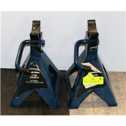 LOT OF 2- 2 TON JACK STANDS