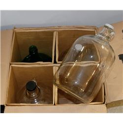 VINTAGE 4-160 OZ BOTTLES.