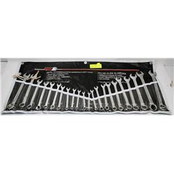 POWERFIST 22 PC COMBINATION WRENCH SET SAE