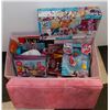 Image 1 : BOX OF ASSORTED KIDS ITEMS INCLUDING MY LITTLE