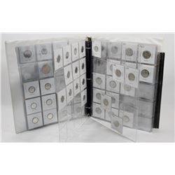 BINDER OF ASSORTED COINS
