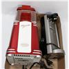 Image 1 : CUSINART ELECTRIC OPENER AND VINTAGE POPCORN