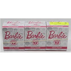 LOT OF 3 NEW BARBIE MYSTERY MINIS VINYL