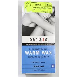 PARISSA WARM WAX SALON 4FL OZ COARSE HAIR.