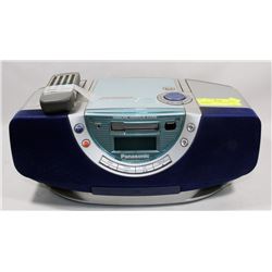 PANASONIC CD, AM/FM & CASSETTE PLAYER,