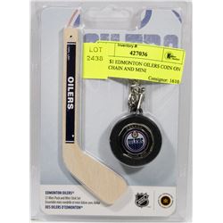 RCM $1 EDMONTON OILERS KEY CHAIN AND MINI