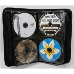 CD BOOK FULL OF 45+ CDS INCLUDING AC/DC, WEEZER,