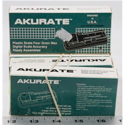 LOT OF 4 AKURATE SCALES