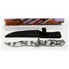 Image 1 : NEW 12" HUNTING KNIFE WITH SHEATH