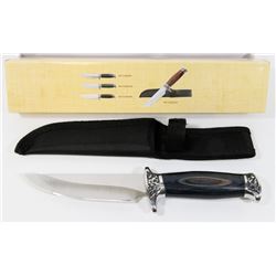NEW 10" HUNTING KNIFE WITH SHEATH