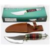 Image 1 : NEW 9¼" PAKKA WOOD HANDLE HUNTING KNIFE