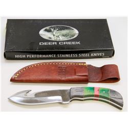 NEW 7.25" DEER CREEK HUNTING KNIFE