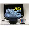 Image 1 : NEW 3D VISUAL RGB NIGHT LIGHT WITH REMOTE