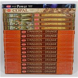 BUNDLE OF ASSORTED INCENSE STICKS