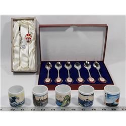 VINTAGE 6 PC DESERT SPOONS